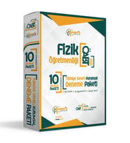 2023 ÖABT Anamorfik Yayınları FİZİK Öğretmenliği 10lu Paket Deneme TG D.Çözümlü