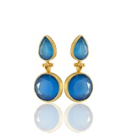 Kadir Jewellery 22 Ayar Altın Kaplama Vintage Küpe -El İşçiliği Ve Hipoalerjenik Küpe