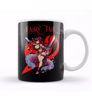 Fairy Tail Erza Scarlet Anime Kupa Bardak Porselen