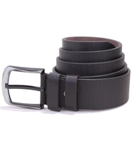 Dagoster DMK26-456 Siyah Baskılı 4.5 cm Suni Deri Erkek Kemer