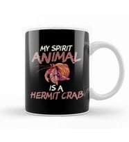 Cute & Funny My Spirit Animal Is a Hermit Crab Kupa Bardak Porselen