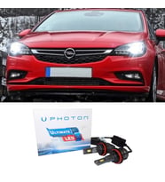 Opel Astra K Led Xenon Kısa Far Ampulü H7 Ultimate 9500 Lumens Yeni Seri Beyaz 2015+