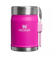 Stanley Klasik Paslanmaz Çelik Yemek Termosu Kaşıklı 0,40 Lt Violet Blossom