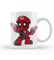 Deadpool Mario Marvel Kupa Bardak Porselen