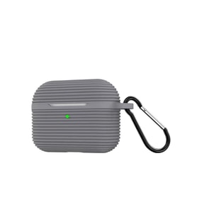 Newface Apple Airpods Pro 3 (3.nesil) Raven Silikon Kılıf - Gri