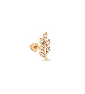 Rose Altın Yaprak Model Helix Piercing