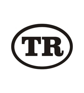 Tr Logo Oto Sticker Siyah