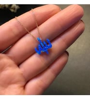ALLAH OPAL 925 AYAR GÜMÜŞ KOLYE