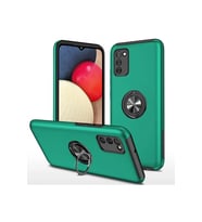 Galaxy A02S Kılıf Elit Yüzüklü Kapak - Yeşil