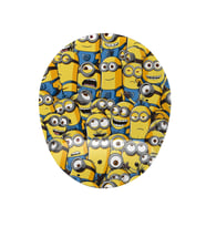 Minions Desenli Bilek Destekli Kaymaz Buruşmaz Kırılmaz Mouse Pad (Çok Renkli)
