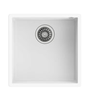 TEKA Square 40.40 TG Beyaz Tezgah Altı Granit Eviye 115230029