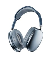 Karne Hediyesi Kulaküstü Bluetooth Kulaklık FM Radyo TF AUX Destekli P9 PRO MAX - Süngerli (Mavi)