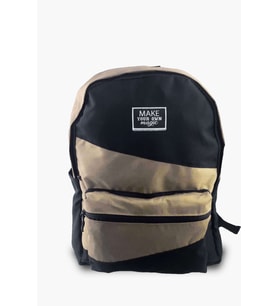Bagorama PARTED Unisex Kumaş Günlük, Okul ve Spor Sırt Çantası (Bej)