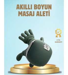 Isıtmalı Boyun Omuz Masaj Aleti Kablosuz Rahatlatıcı