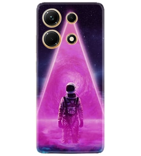 Infınıx Note 30 Kılıf Resimli Desenli Silikon Platinium Series Astro Purple2 1907