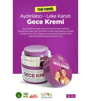 Sina - Aydınlatıcı & Leke Karşıtı Gece Kremi 50 ml