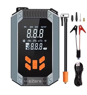 EZERE ST-9632D Taşınabilir Araç Lastik Şişirme Ve Starter Akü Takviye Seti-(57 - 1OL6824-9561