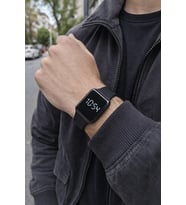 Siyah Silikon Kordonlu Led Dokunmatik Unisex Kol Saati Spor Modern Unisex Kol Saati Yeni Trend Model