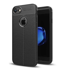 Apple iPhone 6 Plus Uyumlu Kılıf Zore Niss Silikon Kapak (Siyah)