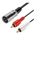 Xlr Erkek -2 Rca Erkek Kablo 2 metre