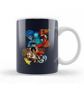Avatar The Last Airbender Avatar The 4 Elements Kupa Bardak Porselen
