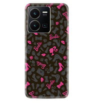 Vivo Y35 Kılıf Resimli Desenli Baskılı Silikon Barbie and Shoes 1413