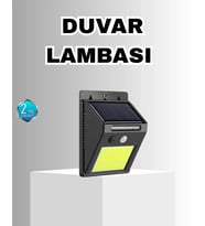 Solar Güçlü Led Dış Mekan Lambası – Güneş Enerjisiyle Şarj Olan Sensörlü Bahçe Işığı