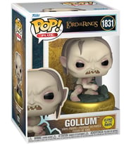 Funko Pop! Plus: Lord Of The Rings - Gollum - Glow In The Dark - Koleksiyonluk Vinil Figür - Hediye (Krem)