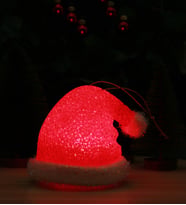 Yılbaşı Işıklı Noel Şapkası Merry Christmas