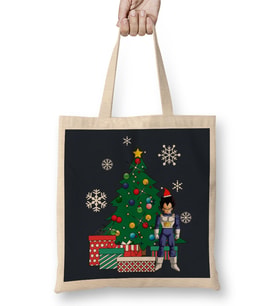 Vegeta Around The Christmas Tree Bez Çanta Uzun Saplı