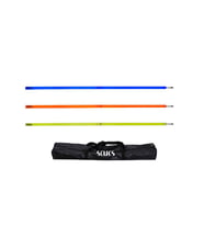 Scucs 1165 Slalom Çubuğu Çivili 32mm Çantalı Set 6lı (Çok Renkli)