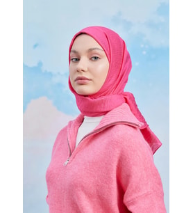Fuşya Emproyal Tensel Karla Şal