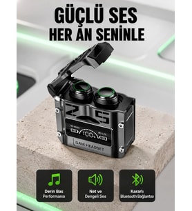 Şarj Kutulu Kablosuz Bluetooth Kulak İçi Spor Kulaklık Yeni Nesil