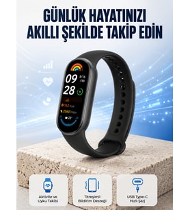 TPU ve Silikon Kordonlu Akıllı Bileklik – 20 Gün Bekleme Süresi Yeni Nesil
