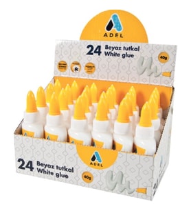 Adel Beyaz Okul Tutkalı 40 Gr 24 LÜ(1 PAKET)