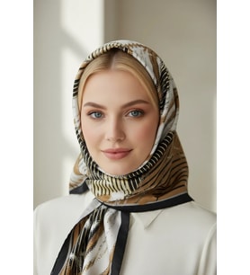 Mısırlı Polyester Eşarp Desen 6