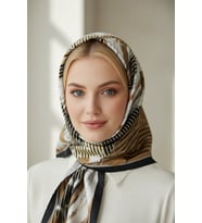 Mısırlı Polyester Eşarp Desen 6