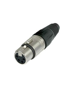 4 pin xlr dişi Konnektör