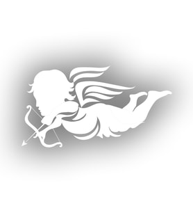 Eros Sticker 17x17 Cm Beyaz