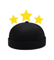Astarlı %100 Pamuk Cap Ayarlanabilir Docker Şapka Yazlık Takke Şapka Retro Şapka Siyah Takke Şapka