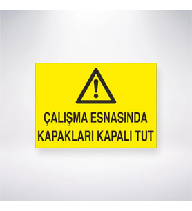 Çalışma Esnasında Kapakları Kapalı Tut 21x28 Arkası Yapışkanlı Levha