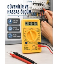 Lcd Ekranlı Dijital Ölçü Aleti Ev Ve Atölye Kullanımı Yeni Nesil