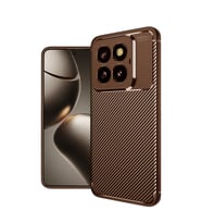 Mi 14T Auto Focus Karbon Kapak - Kahverengi