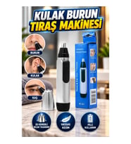 Kulak Burun Kaş Tıraş Makinesi Pilli Hassas 3D Kemerli Bıçak Tasarımlı