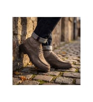 Galler 5919 - Hakiki Süet Deri Bağcıklı Erkek Casual Loafer Ayakkabı - SİYAH - 44