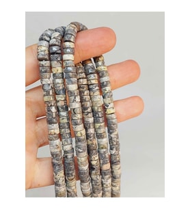 Bileklik Boy Jasper Taşı Şekilli 3x6mm Yarım Dizi (49332) (18CM UZUNLUĞUNDADIR)
