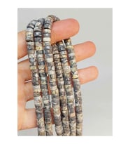 Bileklik Boy Jasper Taşı Şekilli 3x6mm Yarım Dizi (49332) (18CM UZUNLUĞUNDADIR)