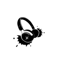 Miyrem Sticker Serisi DJ Kulaklığı Sticker (Siyah)