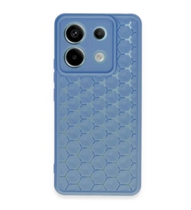 Xiaomi Redmi Note 13 Pro 5g Kılıf Petek Silikon Kapak - Mavi