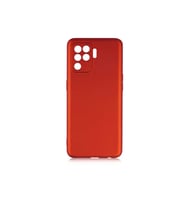 Oppo Reno 5 Lite Uyumlu Kılıf Zore Premier Silikon Kapak (Kırmızı)